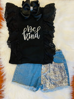 Be kind sequin short set-10 sets